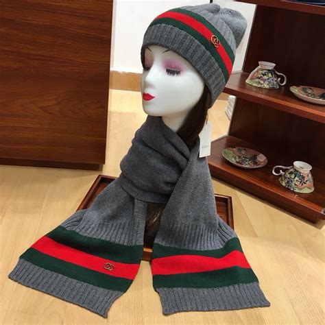 beret gucci femme|gucci beanie scarf set.